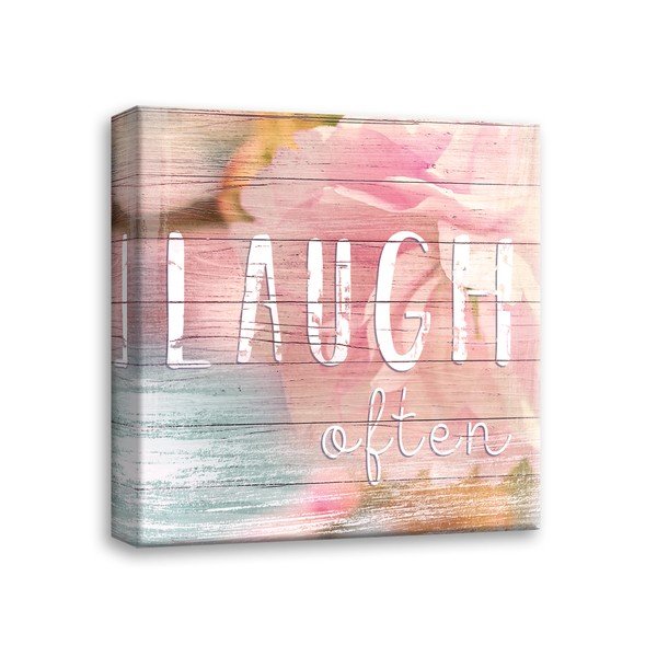Canvas Dreams Laugh kép, 32 x 32 cm - Styler-image-2