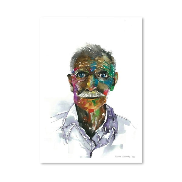 Rainbow Man by Claudia Libenberg 30 x 42 cm-es plakát
