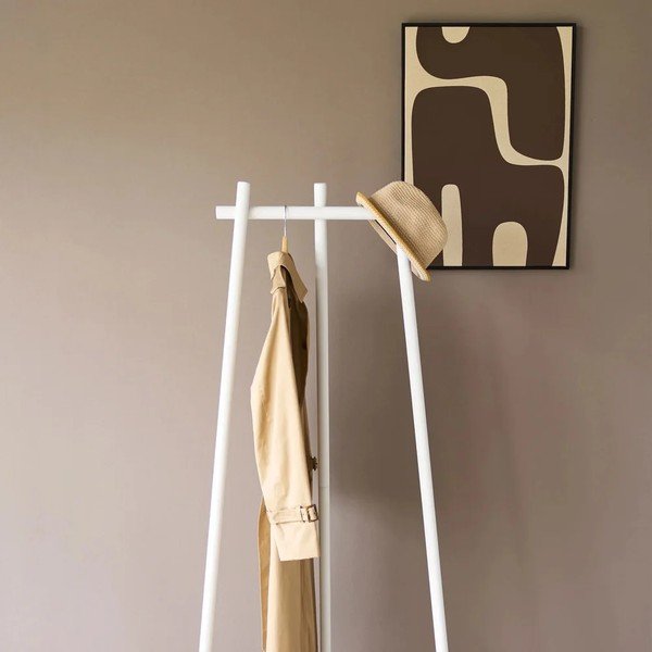 Fehér fém fogas 43x153,5 cm Tower Tri-Post – YAMAZAKI-image-4
