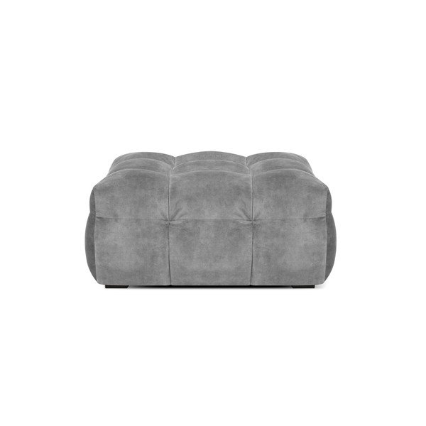Vesta szürke bársony puff - Windsor & Co Sofas-image-3