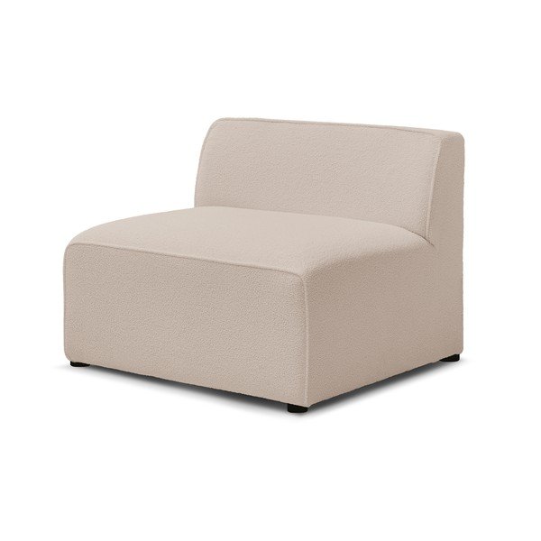Bézs buklé kanapé modul (középső rész) Megeve – Bobochic Paris-image-3