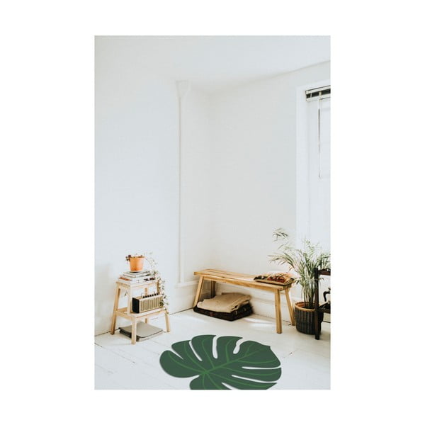 Zöld levélformájú szőnyeg, 80 x 100 cm - Little Nice Things-image-1