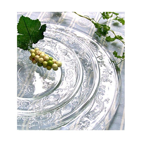 Desszertes üveg tányér ø 12 cm Versailles – La Rochére-image-2