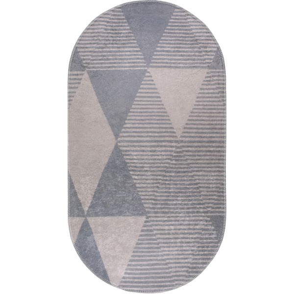 Szürke mosható szőnyeg 120x180 cm Oval – Vitaus