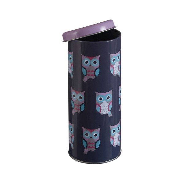 Happy Owls kerek ón doboz, ⌀ 8 x 18 cm - Premier Housewares-image-1