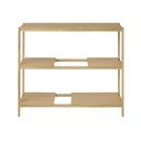 Natúr színű polcos állvány tölgyfa dekorral 105x92x40 cm Sukoya – Blomus