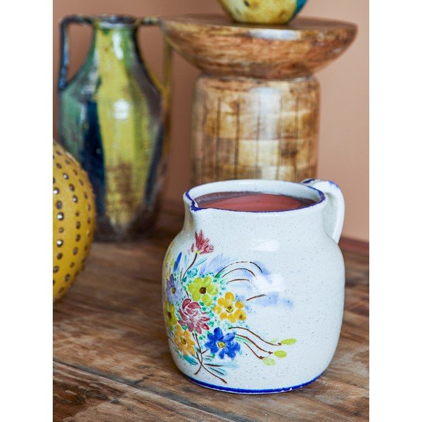 Krémszínű terrakotta váza (magasság 22 cm) Avie – Bloomingville-image-2