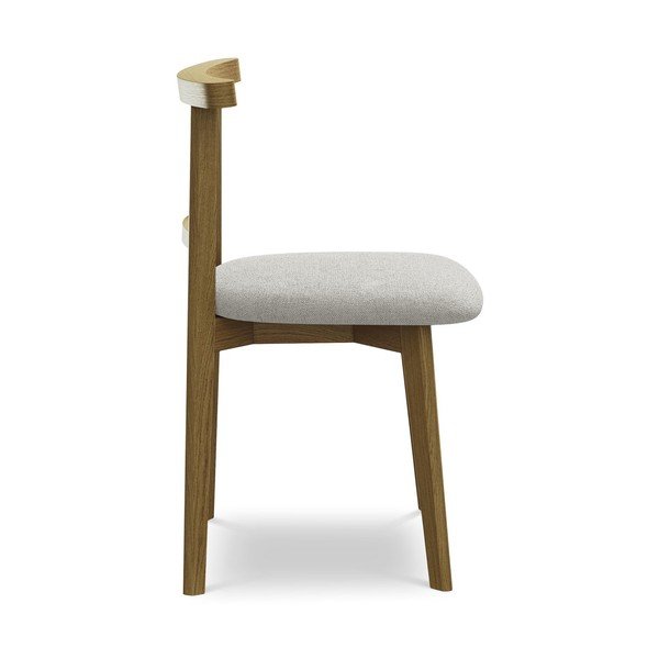 Világosszürke tömörfa étkezőszék Ohelo – Makamii-image-2