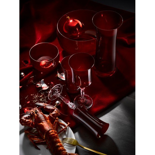 Extravagance 6 db piros borospohár, 300 ml - Crystalex-image-3