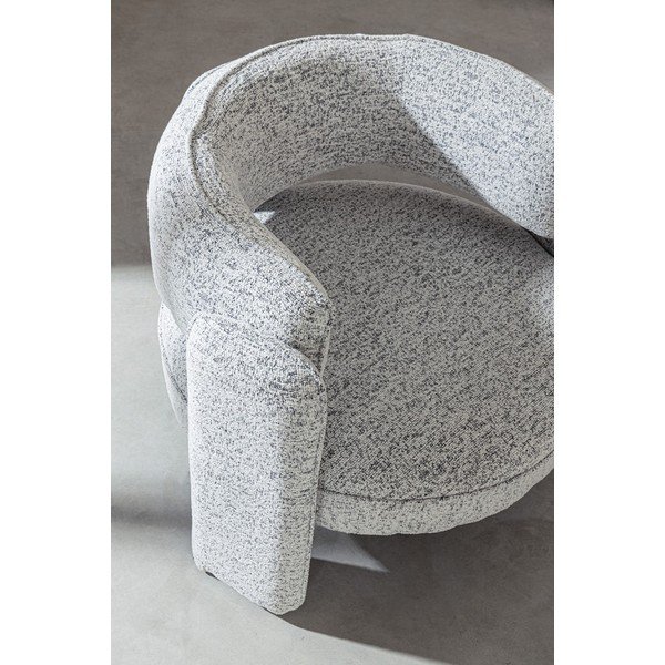 Világosszürke fotel Aisha – Bizzotto-image-1