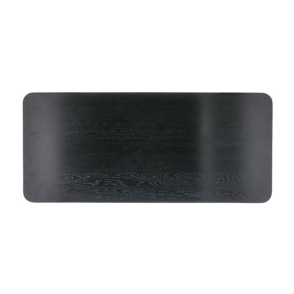 Fekete tölgyfa konzolasztal 100x44,5 cm Bast - Villa Collection-image-2