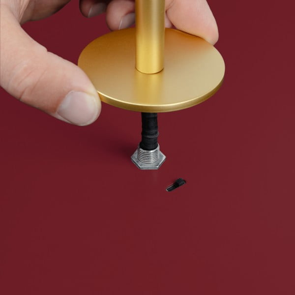 Piros fém LED dimmelhető függőlámpa fém búrával ø 31 cm Asteria Plus – UMAGE-image-3