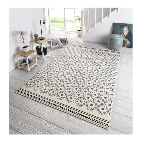 Cubic fekete-fehér szőnyeg, 70 x 140 cm - Zala Living-image-3