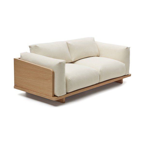 Bézs kanapé 225 cm Oaq – Kave Home-image-2
