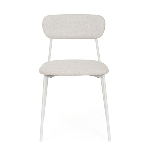 Fehér kárpitozott étkezőszék Inka – Yes Everyday-image-2