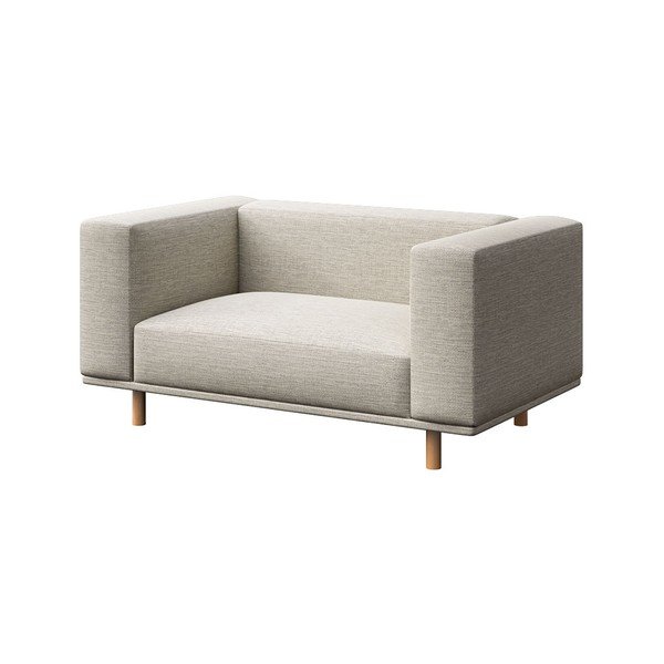 Világosszürke relaxációs fotel Kukumo – Ame Yens