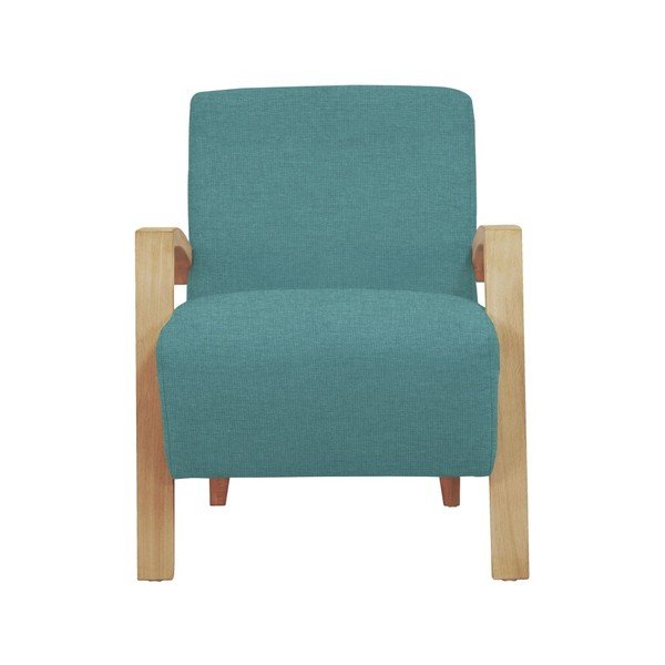 Luna türkiz színű fotel világos konstrukcióval - Windsor & Co Sofas-image-2