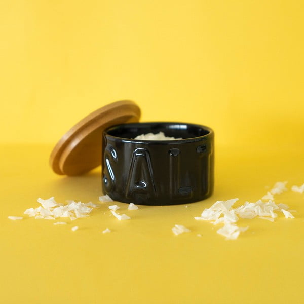 Fekete kerámia sótartó - Balvi-image-1