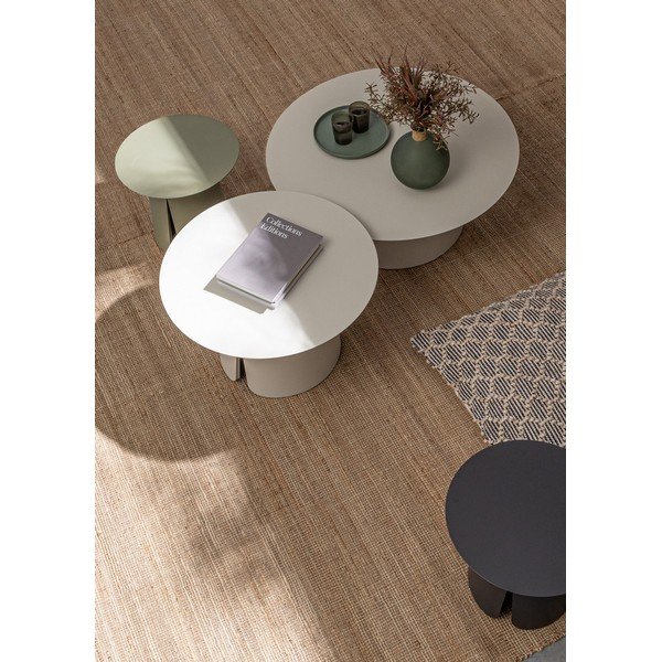 Alumínium kerek kerti kisasztal ø 45 cm Bryan – Bizzotto-image-1