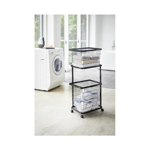 Tower Laundry fekete állvány szennyestartó kosarakhoz - YAMAZAKI-image-1