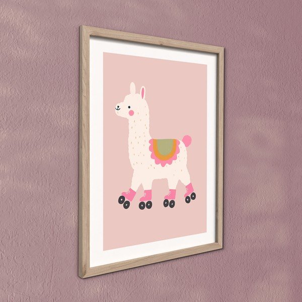 Gyerek kép 30x40 cm Roller Llama – Styler-image-3