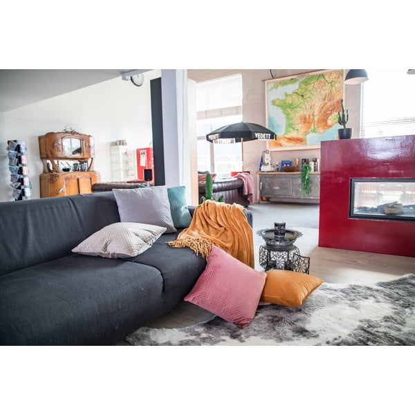 Rózsaszín mikroplüss takaró, 130 x 170 cm - Tiseco Home Studio-image-2