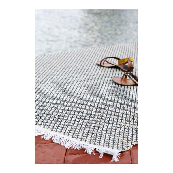 Diby krémszínű-fekete kültéri szőnyeg, 70 x 100 cm - Narma-image-3