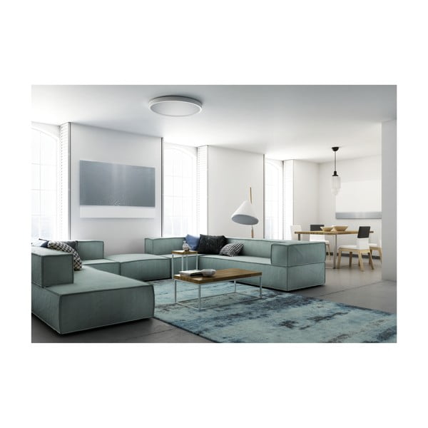 Noi Spain nagy bézs márvány dohányzóasztal fehér lábakkal - Absynth-image-1