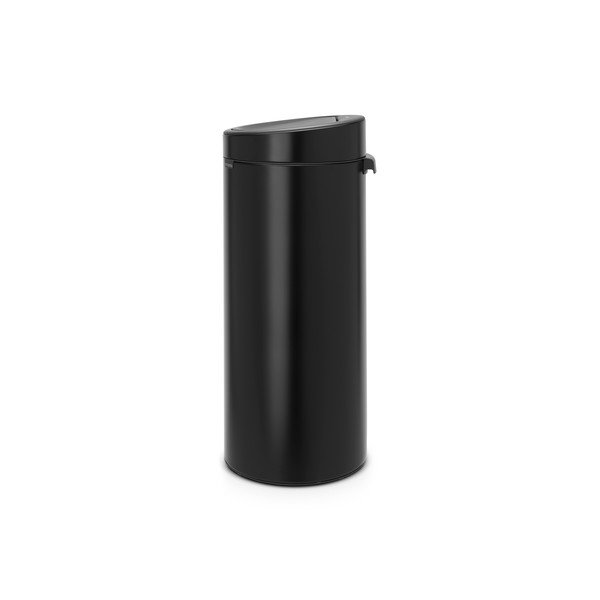 Matt fekete acél érintésre nyíló szemetes 30 l Touch Bin – Brabantia-image-2