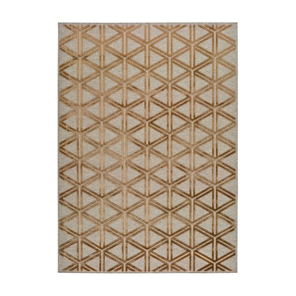 Lana Triangle szürke-narancssárga szőnyeg, 67 x 105 cm - Universal