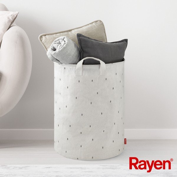 Textil szennyeskosár 70 l – Rayen-image-1