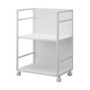 Fehér fém gurulós polcos állvány 42x60 cm Tower – YAMAZAKI