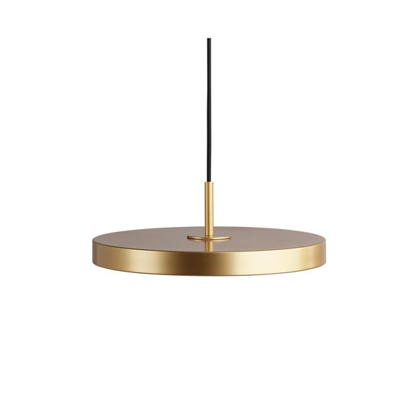 Aranyszínű LED függőlámpa fém búrával ø 31 cm Asteria Mini – UMAGE