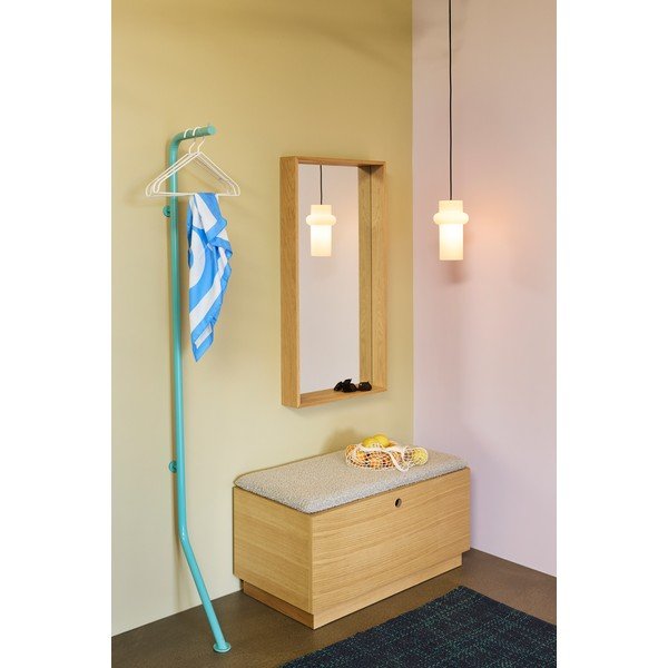 Kék fém fogas 36x182 cm Bend – Hübsch-image-1