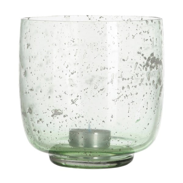 Zöld üveg gyertyatartó, ⌀13 cm - A Simple Mess
