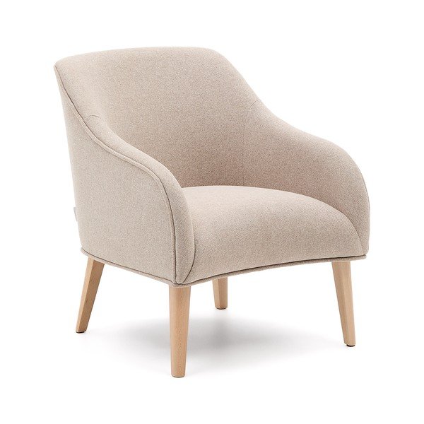 Bézs fotel Bobly – Kave Home