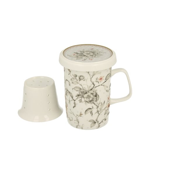 Maya porcelán bögre porcelán szűrővel, 320 ml - Duo Gift