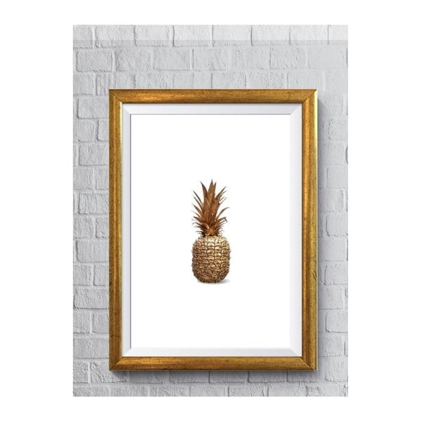 Pineapple plakát keretben, 30 x 20 cm - Piacenza Art