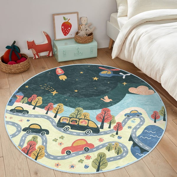 Gyerek szőnyeg ø 100 cm Comfort – Mila Home-image-4