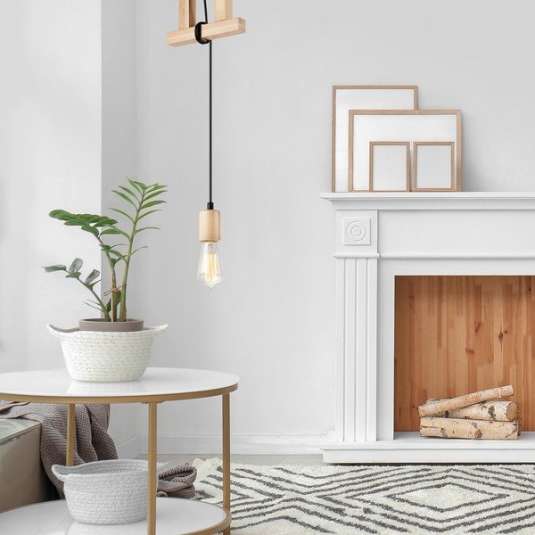 Natúr színű függőlámpa Leon – LAMKUR-image-2