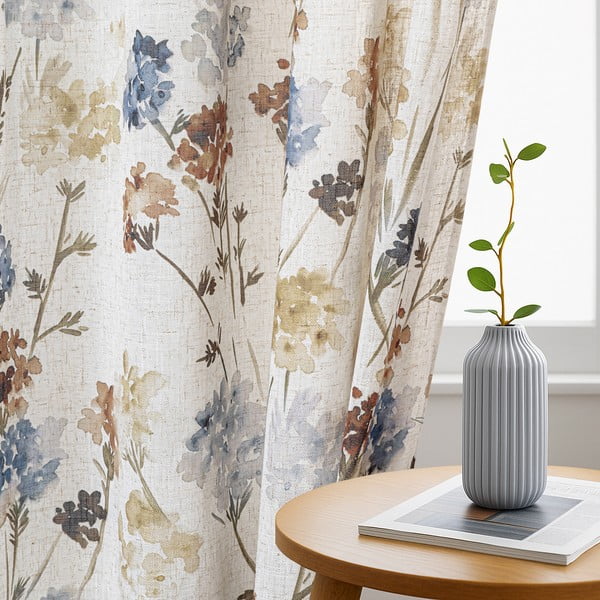 Krémszínű függöny 135x250 cm Flosi – Restilo-image-1