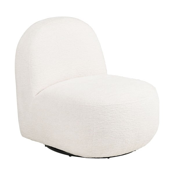 Krémszínű forgó fotel Milo – House Nordic