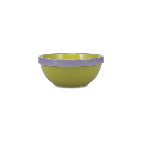 Zöld-lila kőedény tálka 710 ml Duo – ONA-image-1