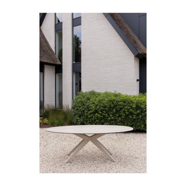 Alumínium kerti étkezőasztal 100x220 cm Elk – Exotan-image-1