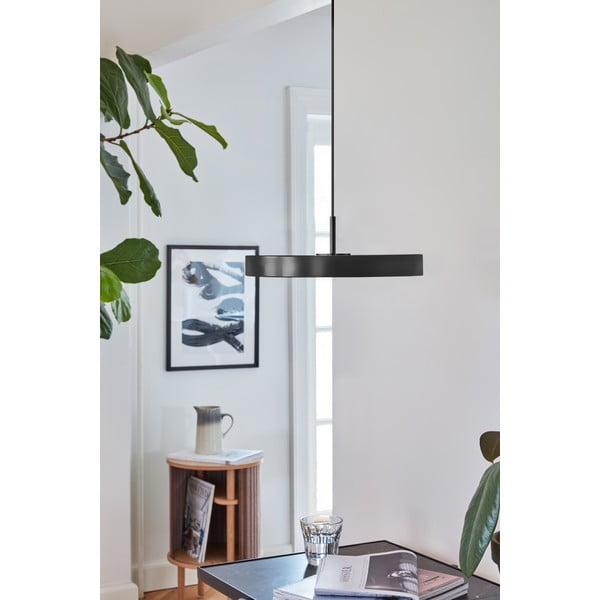 Fekete LED dimmelhető függőlámpa fém búrával ø 31 cm Asteria Plus Mini – UMAGE-image-1