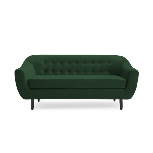 Vivonita Laurel Emerald zöld 3 személyes kanapé - Karibu Design