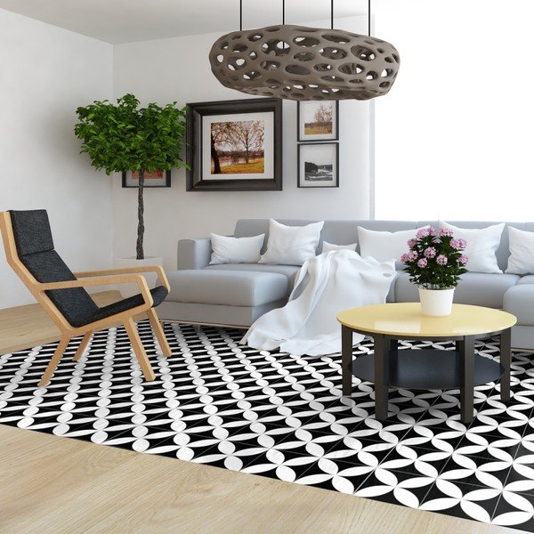 Floor Sticker Tiles Adelmo padlómatrica, 100 x 60 cm - Ambiance-image-4