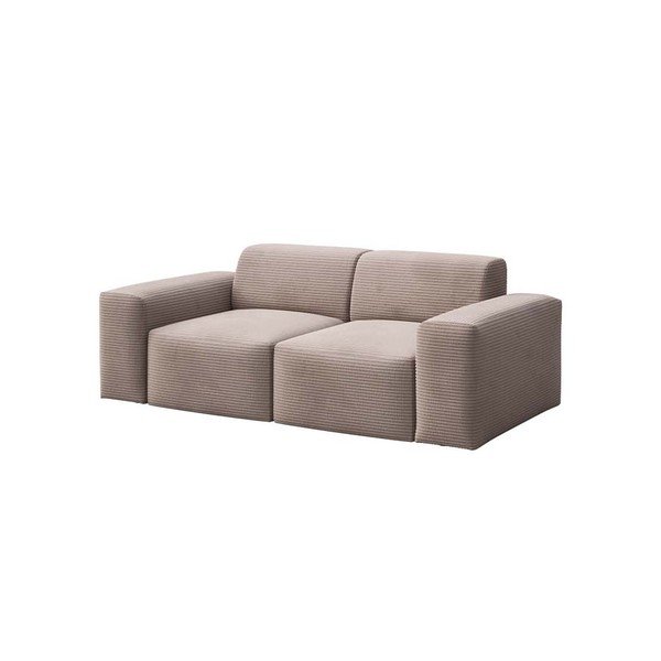 Bézs kordbársony kanapé 205 cm Fluvio – MESONICA-image-2