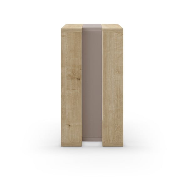 Tárolóasztal tölgyfa dekorral 40x30 cm Macha – Marckeric-image-4