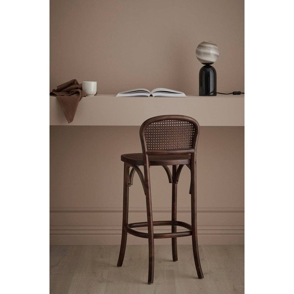 Sötétbarna rattan bárszék (ülésmagasság 67 cm) Today – Ellos Home-image-1